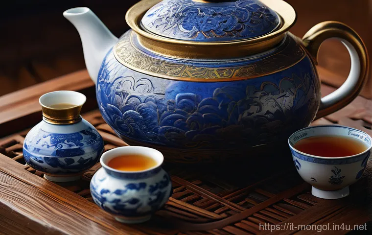 몽골 전통 차의 종류 - Here are three detailed image prompts for generation, based on the provided text about Mongolian tea...