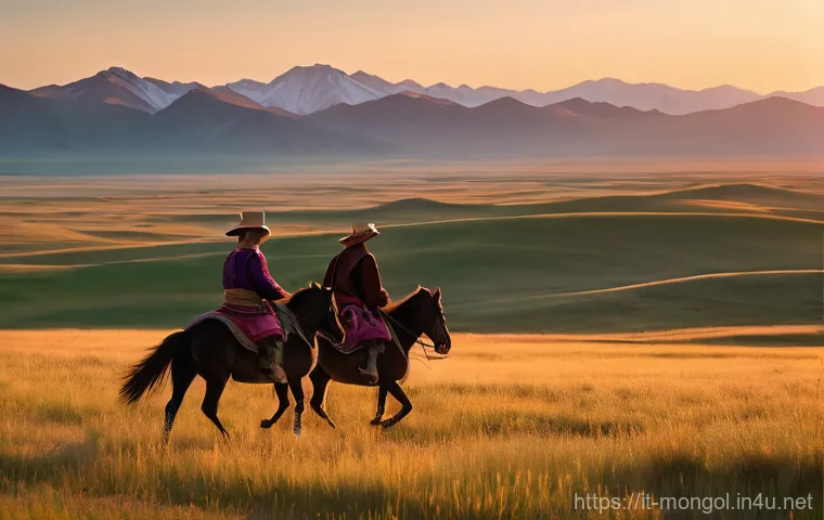 몽골의 주요 교통 시스템 - **Prompt 2: Trans-Mongolian Train Journey - Window to the Wild**
    "An interior shot of a classic ...