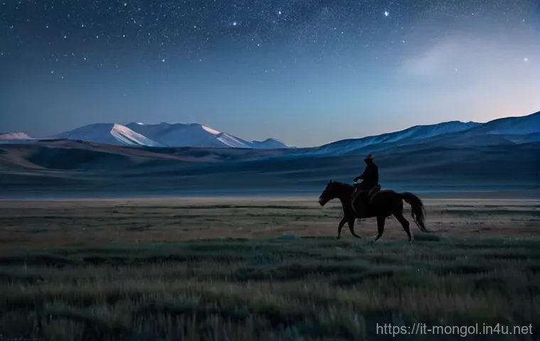 몽골의 독특한 국경 여행 - **Prompt:** A heartwarming scene inside a cozy Mongolian 'ger'. A nomadic family, including a smilin...