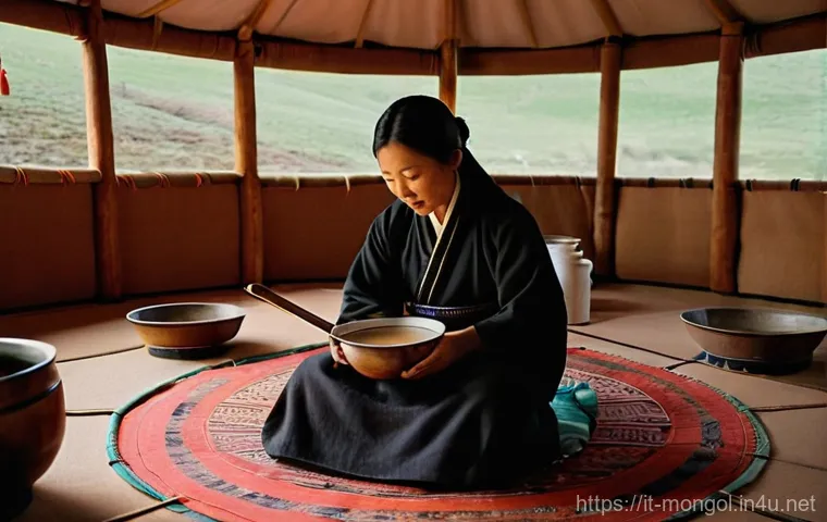 몽골 가정 요리 체험 - **The Art of Crafting Buuz and Khuushuur:**
A detailed, close-up shot focusing on the hands of a... 몽골 가정 요리 체험 - **The Art of Crafting Buuz and Khuushuur:**
A detailed, close-up shot focusing on the hands of a...