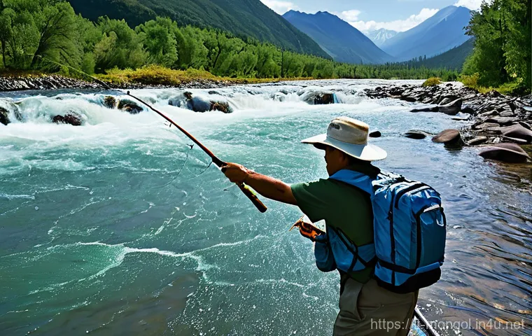 몽골 수산업 발전 현황 - **Prompt 1: Mongolian Aquaculture for Food Security**
    "A wide shot of a serene, modern freshwate...