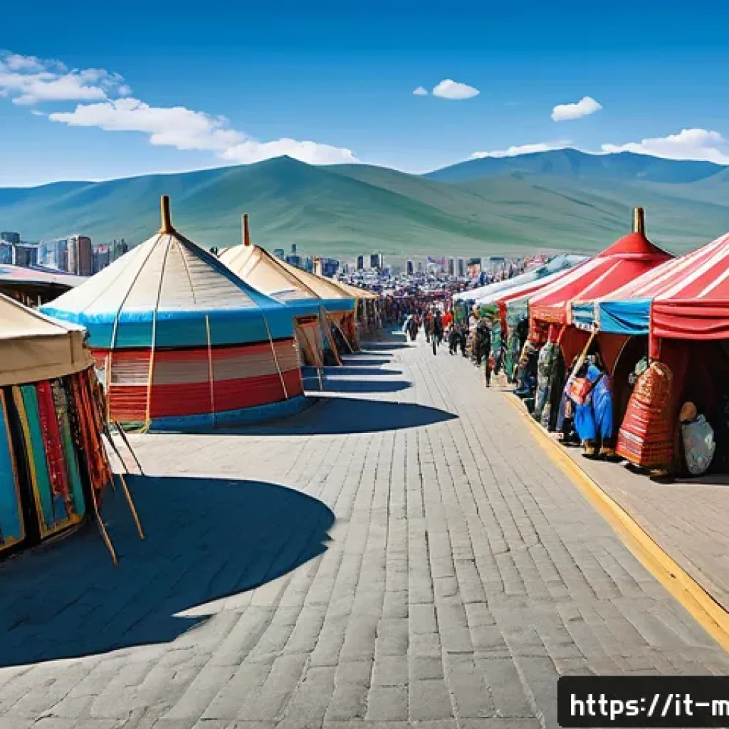 몽골에서 사용되는 주요 화폐 - A vibrant urban market scene in Ulaanbaatar, Mongolia, bustling with local people exchanging T&ouml;gr&ouml;g ...