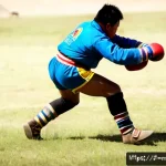 몽골에서의 주요 운동 종목 - Photorealistic Mongolian wrestling competition at a Naadam festival, two powerful adult wrestlers we...